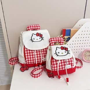 Óvodai hátizsák macska mintával, mini lányoknak, lélegző, ultra könnyű, strapabíró nylonból