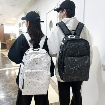 Gypsophila iskolatáska, kompakt utazási szervező, Oxford textil hátizsák, koreai stílusú nagy kapacitású, minimalistikus casual hátizsák