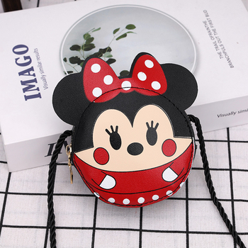 PU dječja torba s šarenim dizajnom i karikaturama, unisex crossbody torba, novčanik, školska torba