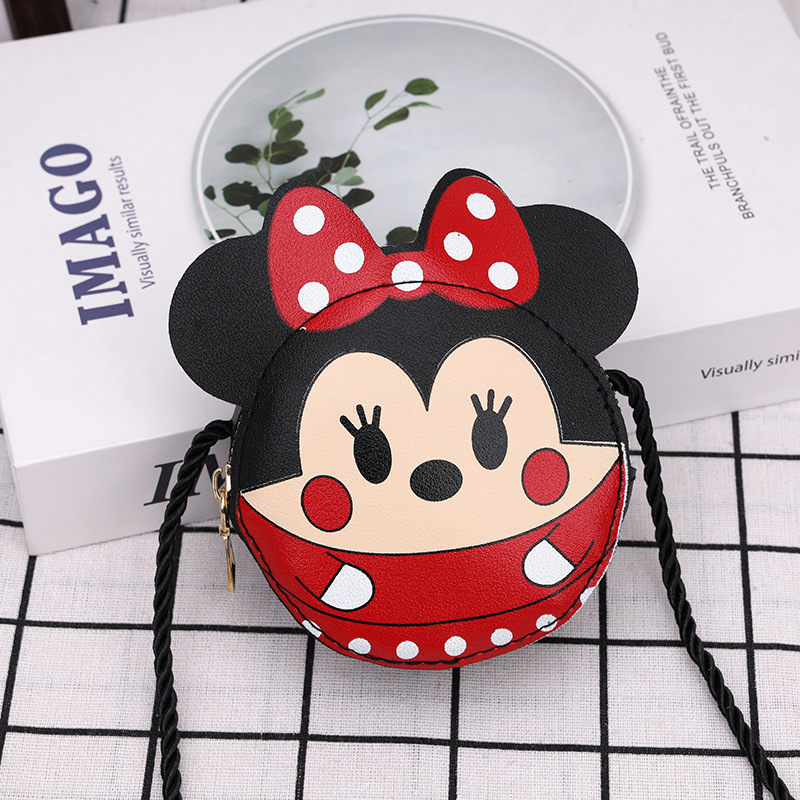 PU dječja torba s šarenim dizajnom i karikaturama, unisex crossbody torba, novčanik, školska torba