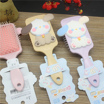 Cream Dog Series χτένα μασάζ styling για μαλλιά μακριά και ίσια, πλαστικό, 20 εκ., γυναίκες