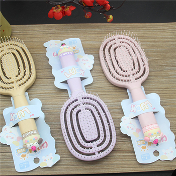 Cream Dog Series χτένα μασάζ styling για μαλλιά μακριά και ίσια, πλαστικό, 20 εκ., γυναίκες