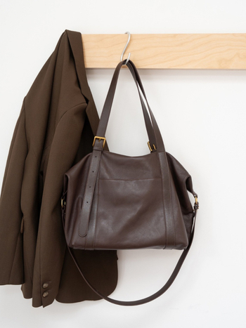 Torba Tote velikog kapaciteta za jesen-zimu, od kože ovce s biljnim tretmanom, niche casual retro torba za rameno za svakodnevnu upotrebu, svestrana i udobna