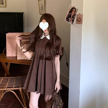 COOLLINE Lin Zixi Virág és Szerelem Lisi MIU sorozat baba galléros ruha