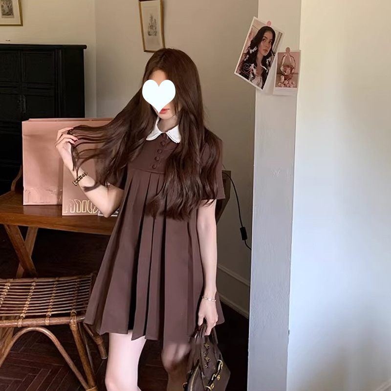 COOLLINE Lin Zixi Virág és Szerelem Lisi MIU sorozat baba galléros ruha