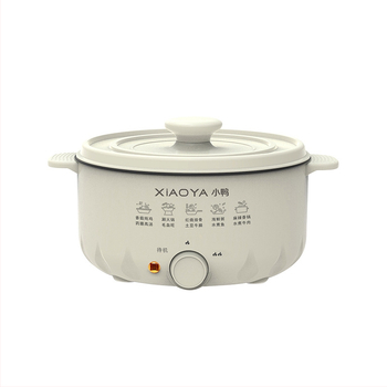 Wok electric antiaderent și oală electrică, toate într-unul, capacitate mare 4–5 L pentru abur, fierbere și prăjire