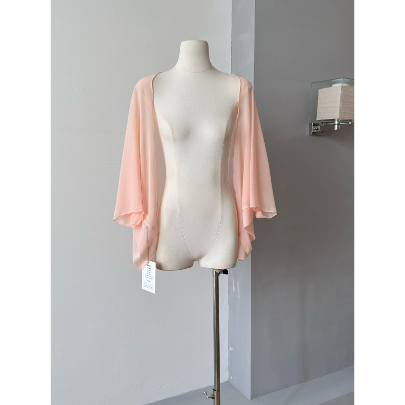 Sena 2026 tavasz-nyári elegáns tündérszerű chiffon hosszú ruha és kardigán, tie-dye mintázatú két részes szett