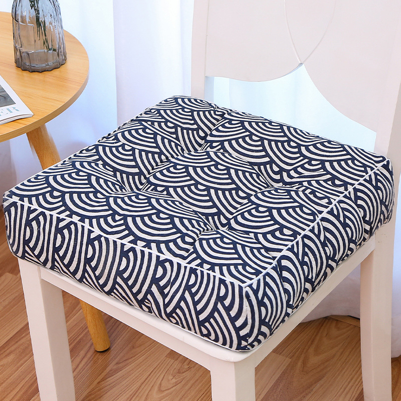 10 cm vastag négyszögletes székpárna tatami stílusban, puha