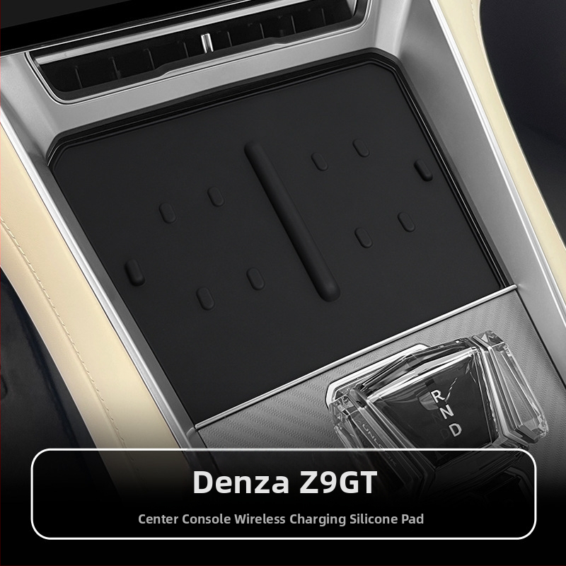 Για 24–26 μοντέλα Denza Z9GT, σιλικονούχο αντιολισθητικό μαξιλάρι για ασύρματη φόρτιση στην κεντρική κονσόλα, προστατευτικό αξεσουάρ αυτοκινήτου