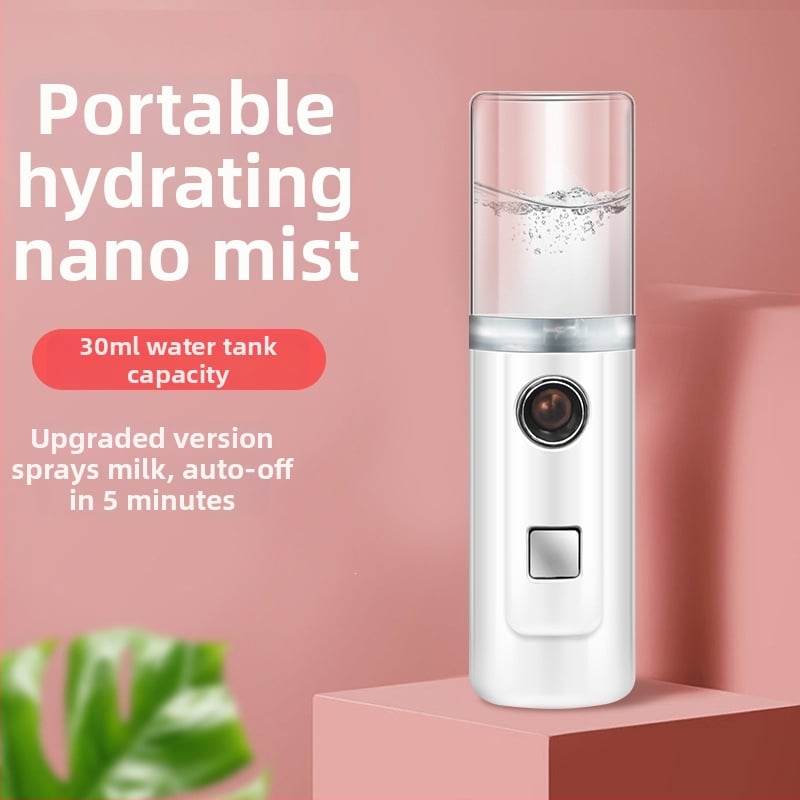 Nano spray hidratáló készülék arcra, hordozható, újratölthető szépségápoló eszköz hideg permettel