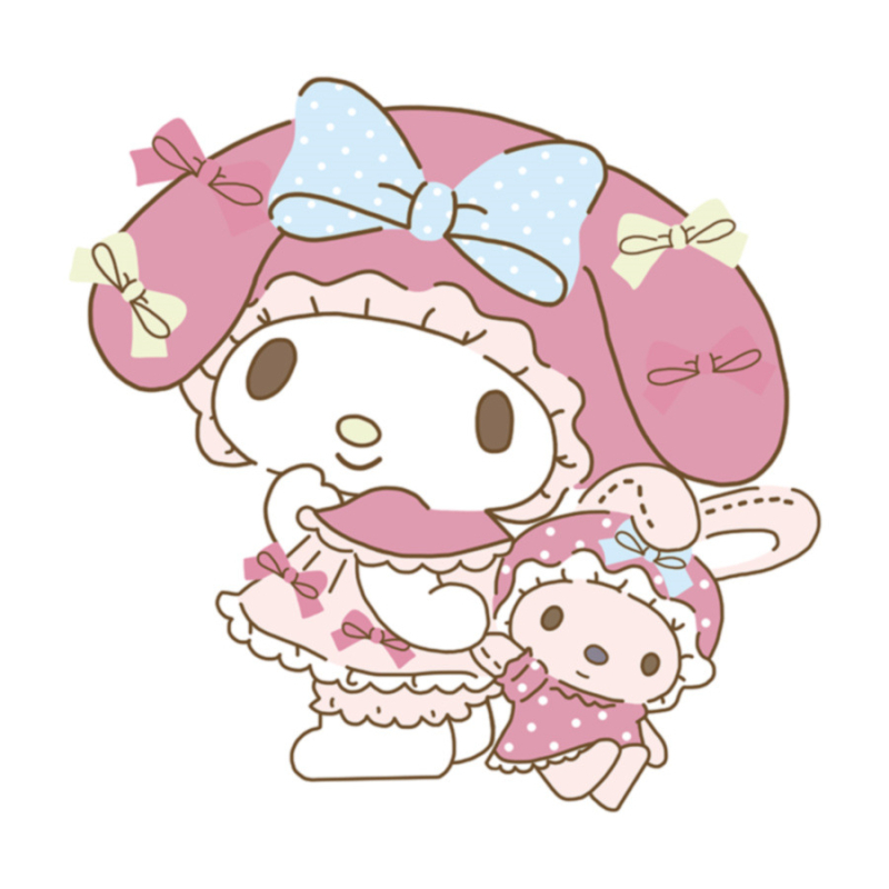 Καρτούν My Melody αυτοκόλλητα σετ για αποσκευές, βαλίτσα, ηλεκτρικό όχημα, φορητό υπολογιστή, iPad και μπουκάλι νερού – Αδιάβροχο