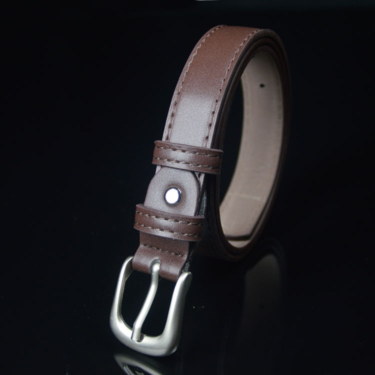 Centură pentru femei din piele sintetică, neagră, vară, design simplu și modern, cataramă cu știft, lățime 2,3 cm, potrivită pentru costum și blugi