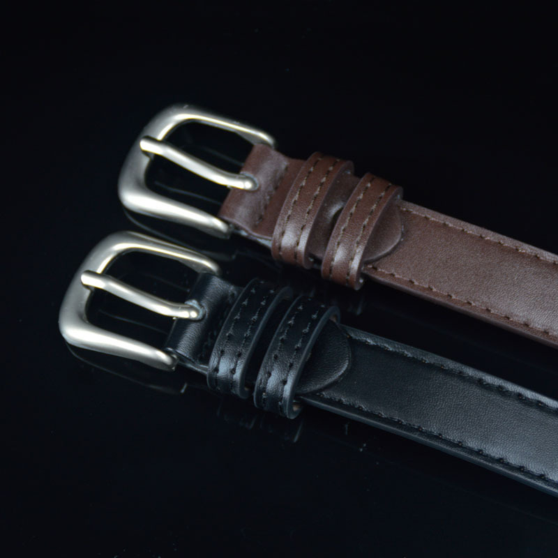 Centură pentru femei din piele sintetică, neagră, vară, design simplu și modern, cataramă cu știft, lățime 2,3 cm, potrivită pentru costum și blugi