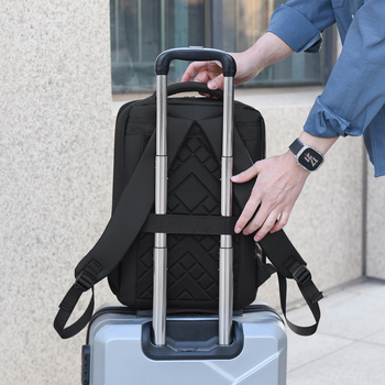 Unisex ruksak za 13-inčni prijenosnik, vodootporan Oxford materijal, višenamjenski poslovno-školski ruksak s USB pretincem