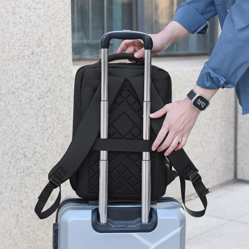 Unisex ruksak za 13-inčni prijenosnik, vodootporan Oxford materijal, višenamjenski poslovno-školski ruksak s USB pretincem