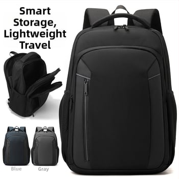 Rucsac din nylon impermeabil pentru afaceri, port USB, capacitate 20–35 L, potrivit pentru laptop de 15 inch