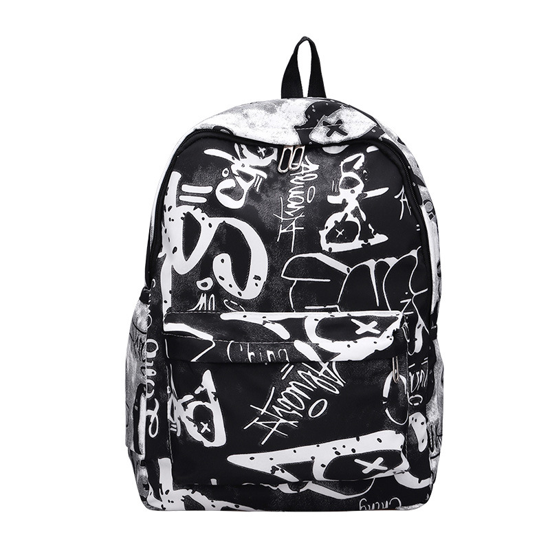Graffiti hátizsák 36–55L, nylon, uniszex, 16 hüvelykes laptophoz, egyetemi stílus