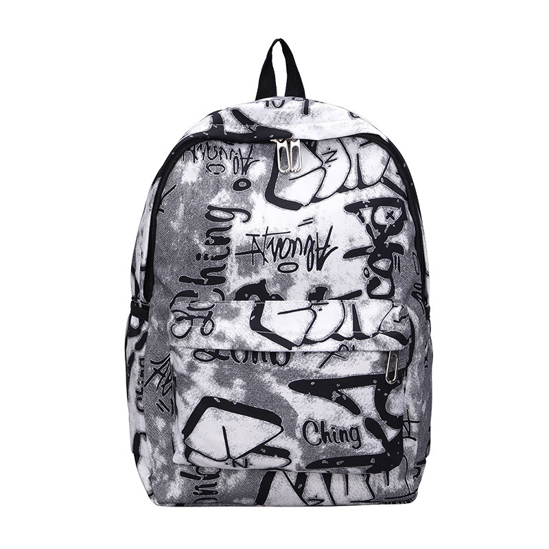 Graffiti hátizsák 36–55L, nylon, uniszex, 16 hüvelykes laptophoz, egyetemi stílus