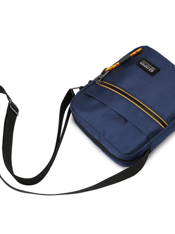 Geantă crossbody pentru bărbați, pentru muncă și pentru călătorii, capacitate mare, compartimente multiple, stil urban simplu, nylon, compatibilă cu laptop de 8 inci