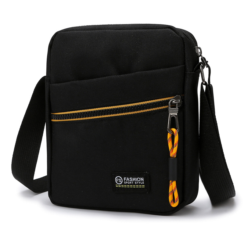 Geantă crossbody pentru bărbați, pentru muncă și pentru călătorii, capacitate mare, compartimente multiple, stil urban simplu, nylon, compatibilă cu laptop de 8 inci