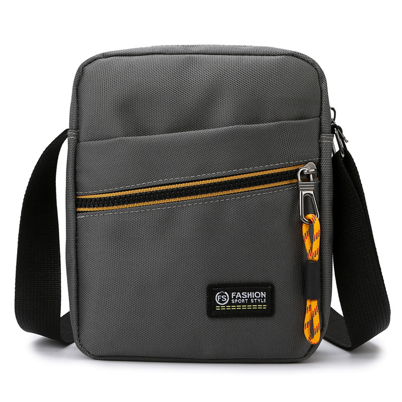 Geantă crossbody pentru bărbați, pentru muncă și pentru călătorii, capacitate mare, compartimente multiple, stil urban simplu, nylon, compatibilă cu laptop de 8 inci