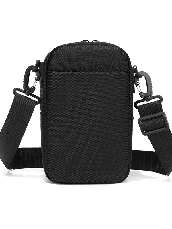 Geantă de umăr pentru bărbați, stil minimalist și calitate înaltă, pentru afaceri și navetă; geantă pentru telefon, crossbody versatil pentru călătorii în aer liber