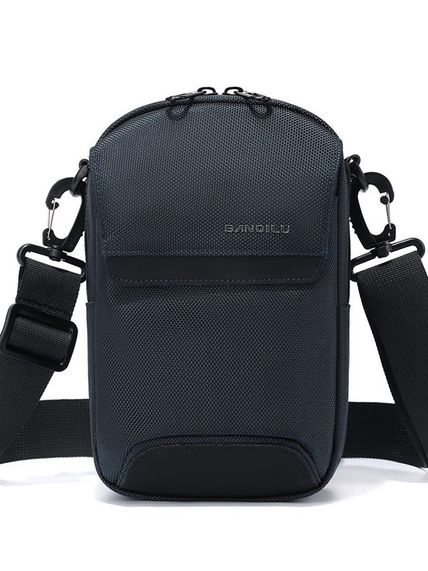 Geantă de umăr pentru bărbați, stil minimalist și calitate înaltă, pentru afaceri și navetă; geantă pentru telefon, crossbody versatil pentru călătorii în aer liber