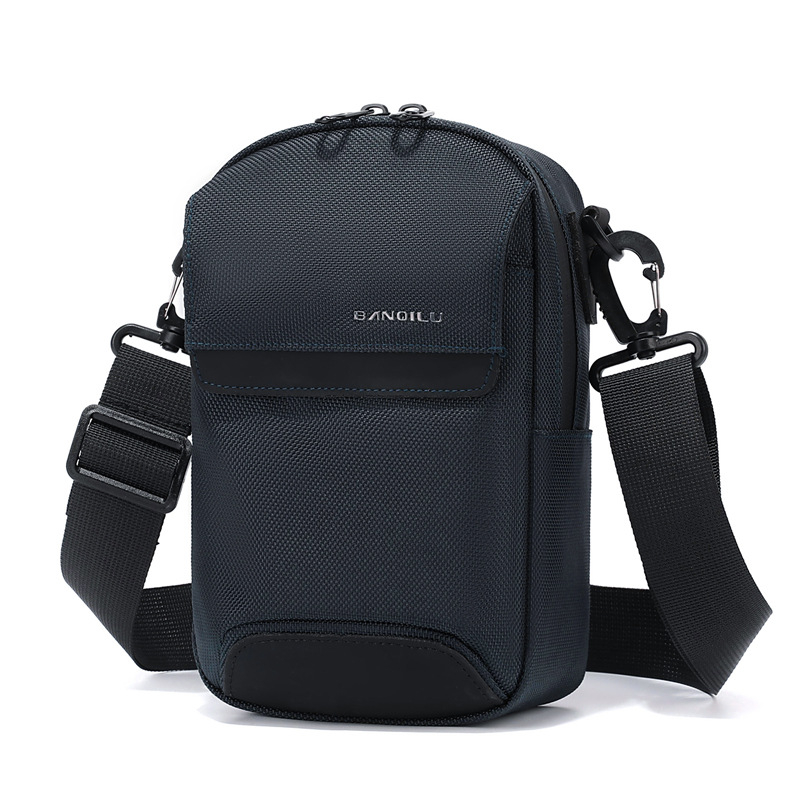 Geantă de umăr pentru bărbați, stil minimalist și calitate înaltă, pentru afaceri și navetă; geantă pentru telefon, crossbody versatil pentru călătorii în aer liber