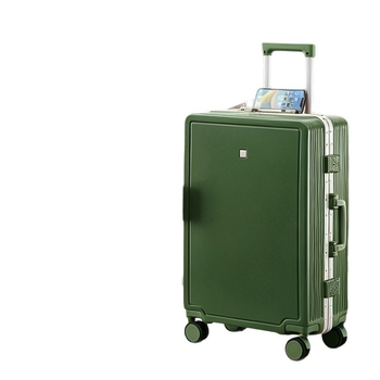 Valiză cu șasiu din aluminiu, 24 inch capacitate mare, 20 inch cu încuietoare de combinație și roți universale, durabilă