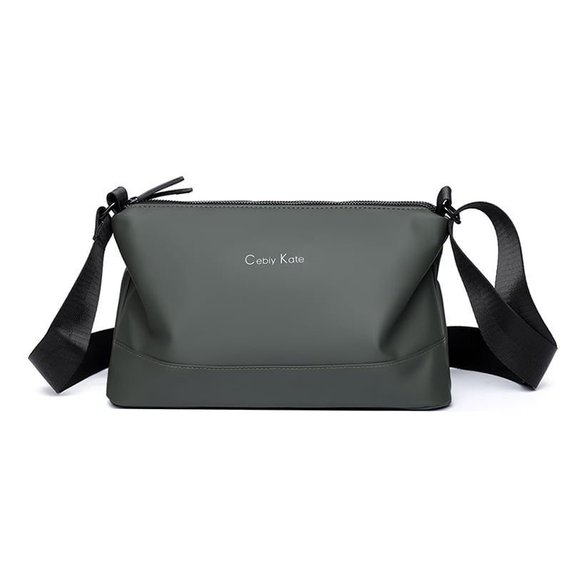 Geantă crossbody mică pentru bărbați, stil street, din nylon impermeabil, pentru utilizare zilnică și călătorii, încăpătoare pentru laptop de 8 inch
