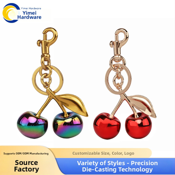 Prívesok s čerešňovou taškou v zlato-červenej, strieborno-modrej alebo zlatej viacfarebnej čerešňovej povrchovej úprave