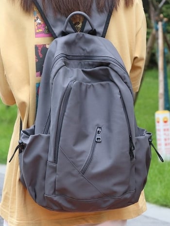 Oxford platno ruksak, unisex, korejskog stila, jednobojan, minimalistički, velik kapacitet, putni ruksak za učenike i studente