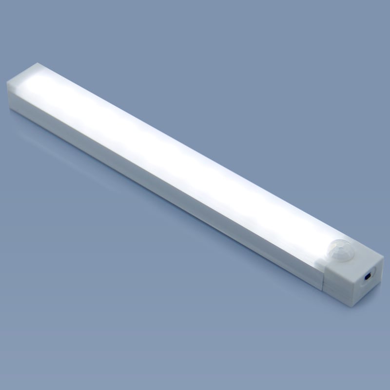 LED mozgásérzékelős világítás a szekrényhez, USB-töltés, hosszú fénycsík éjjeli fényként