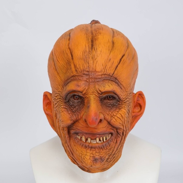Halloween mosolyogó tök maszk karneválra – horror hangulatú álarc