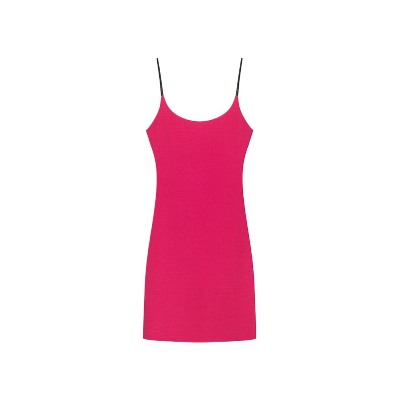 Tavasz-nyár új stílusú szexi bodycon ruha vékony vállpántokkal