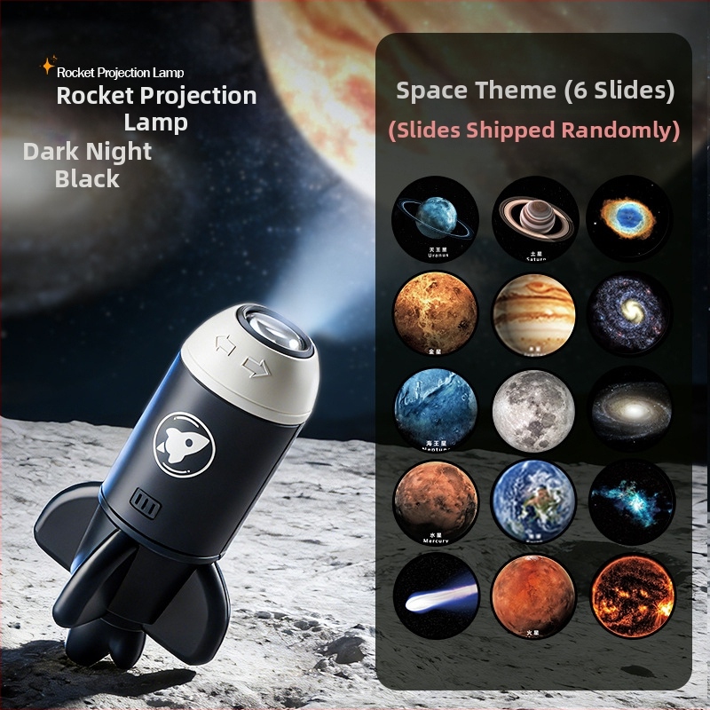 Nočné LED svetlo napájané z USB s 360° otočným projektorom hviezdnej oblohy pre atmosféru spálne