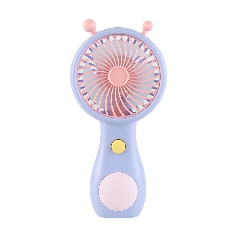 Fejlesztett csiga alakú kézi USB-töltésű mini ventilátor, hordozható, rendkívül csendes