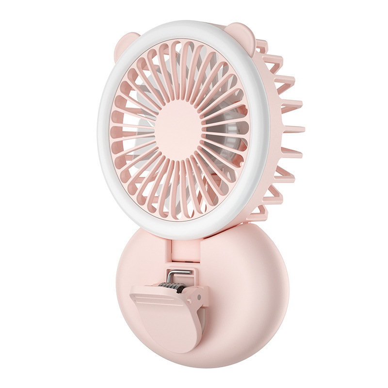 USB ventilátor s klipom a ľahkým, skladacím mini ventilátorom na krk