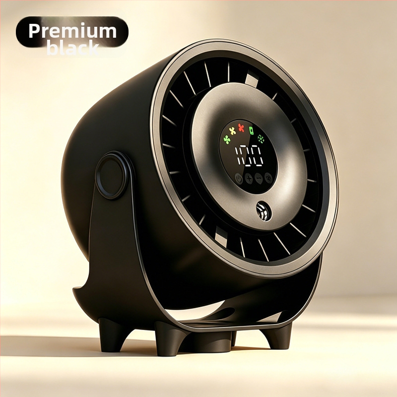 Zvlhčovací stolový ventilátor s rozprašovačom a bezkefkovým motorom s USB nabíjaním, kompaktný elektrický ventilátor, model 2026