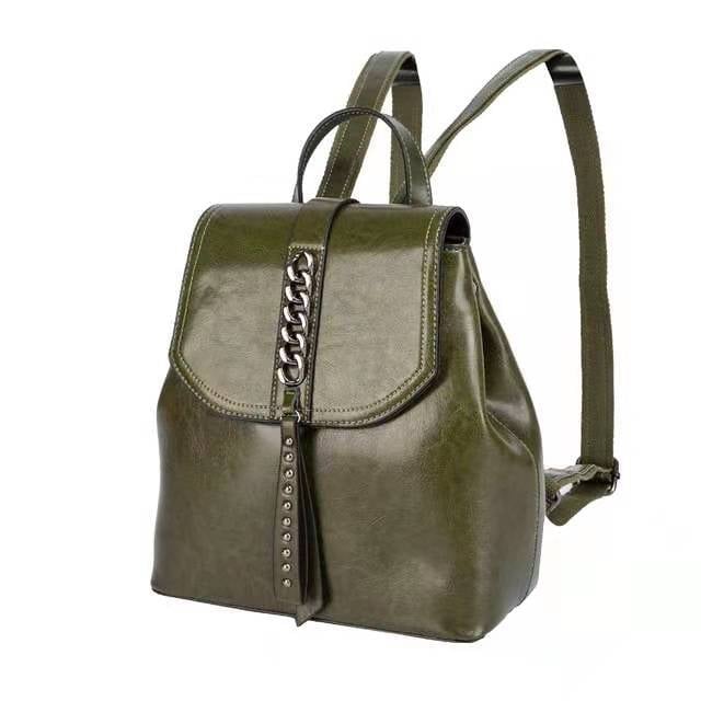 Valódi bőrből készült női táska, hétköznapi hátizsák, divatos válltáska, sokoldalú crossbody mágneses csattal