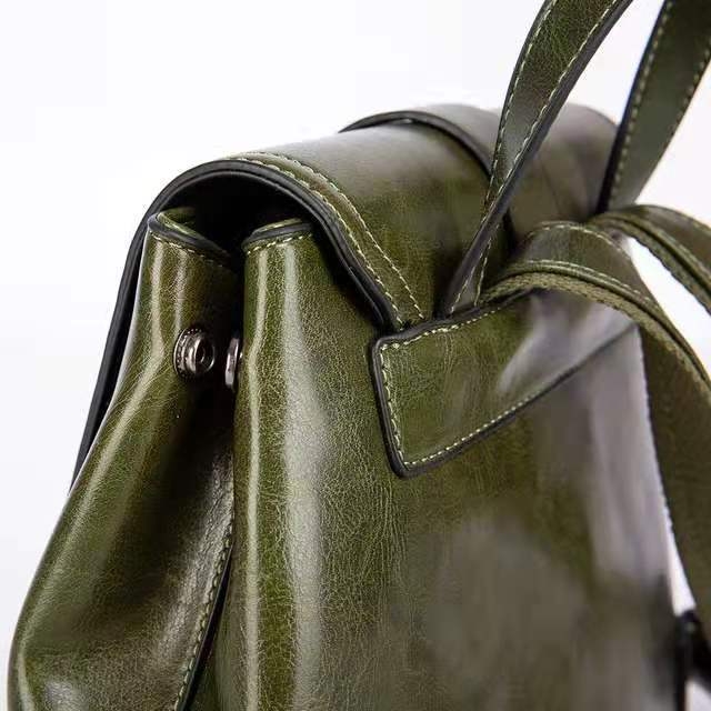 Valódi bőrből készült női táska, hétköznapi hátizsák, divatos válltáska, sokoldalú crossbody mágneses csattal