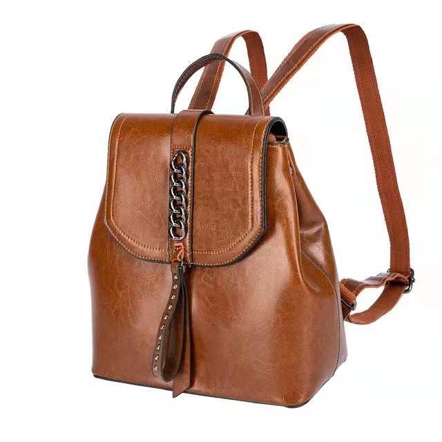 Valódi bőrből készült női táska, hétköznapi hátizsák, divatos válltáska, sokoldalú crossbody mágneses csattal