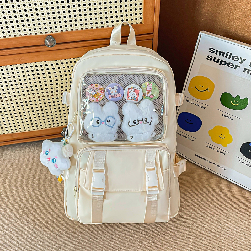 Japán stílusú Ita hátizsák, nagy kapacitású diákok és egyetemisták számára, merch tárolására anime rendezvényeken