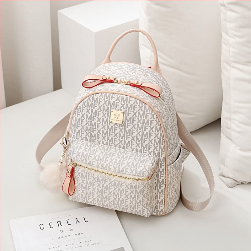 Rucsac feminin din PU, capacitate mare, stil coreean, impermeabil și rezistent, Model B7559