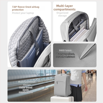 2026 Model unisex, pernă de aer 720°, stil business, rucsac pentru laptop de 16 inchi, capacitate mare pentru studenți