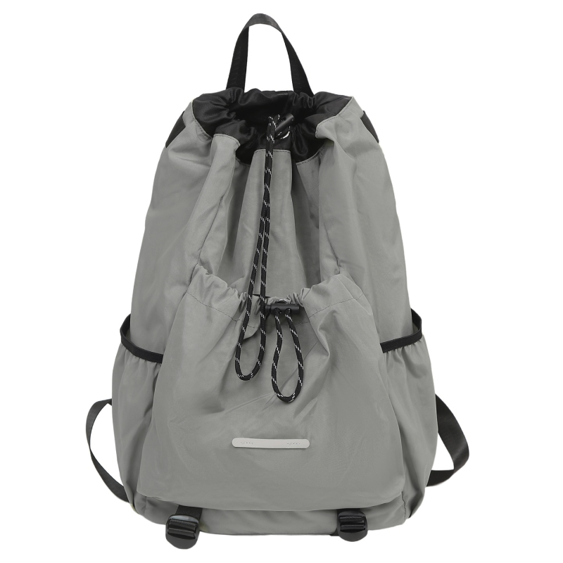 Uniszex japán stílusú hátizsák színkontraszttal, utazáshoz és egyetemre, 14 hüvelykes laptop kompatibilis, nylon