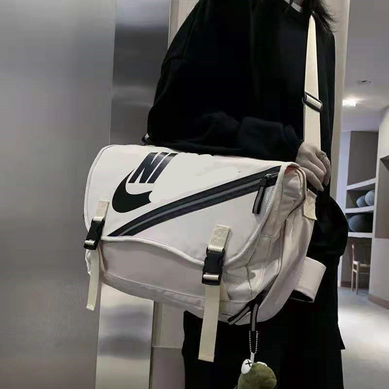 Geantă NK fashion pentru bărbați și femei, cu curea peste umăr, bandă reflectorizantă, 20–35L, țesătură Oxford