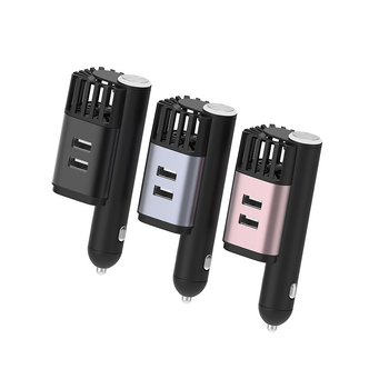 Αεροφυλάκτης αυτοκινήτου με USB φόρτιση, γρήγορη φόρτιση, αρνητικά ιόντα, μπαρ οξυγόνου, απομάκρυνση καπνών και οσμών