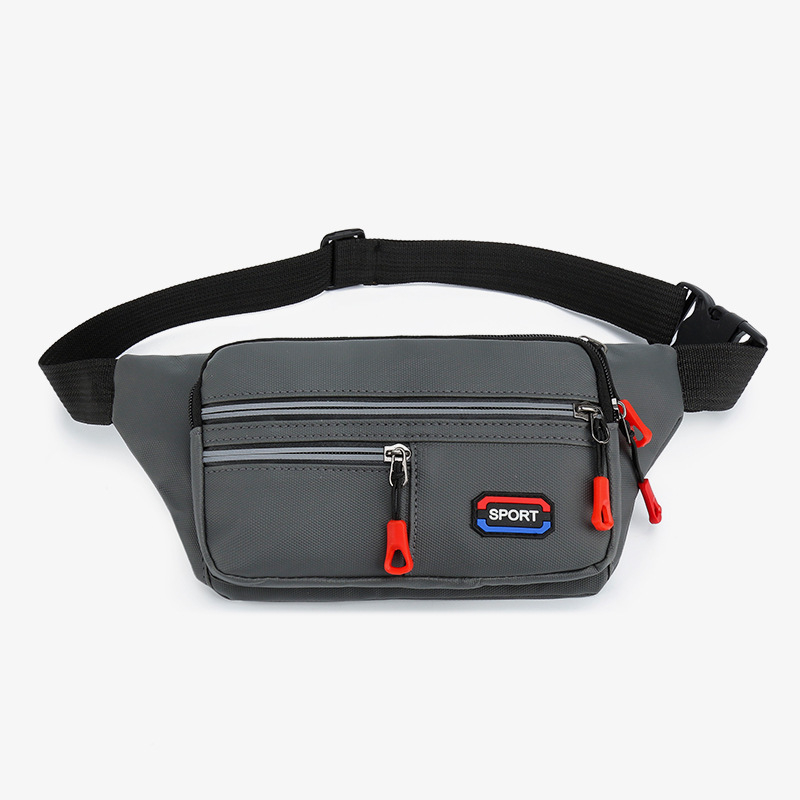 Geantă de talie pentru bărbați, multifuncțională, stil urban minimalist, crossbody pentru drumeții în aer liber