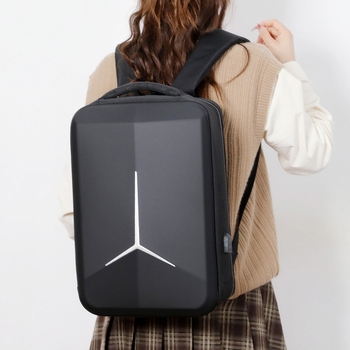 Rucsac cu husă rigidă pentru laptop până la 16 inch, ușor, impermeabil, pentru călătorii și birou, capacitate mare